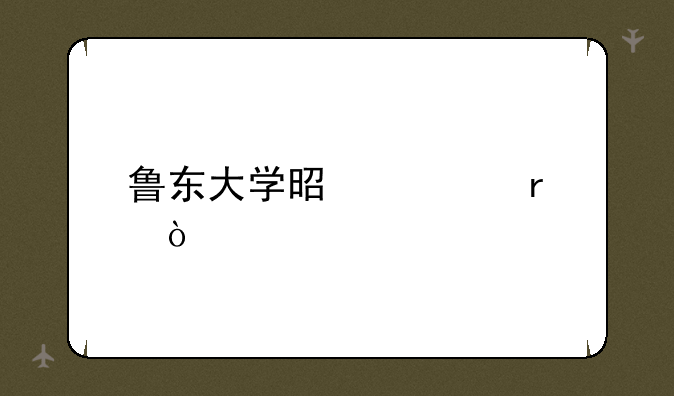 鲁东大学是几本？