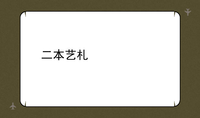 二本艺术类学校