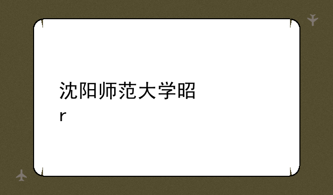 沈阳师范大学是几本