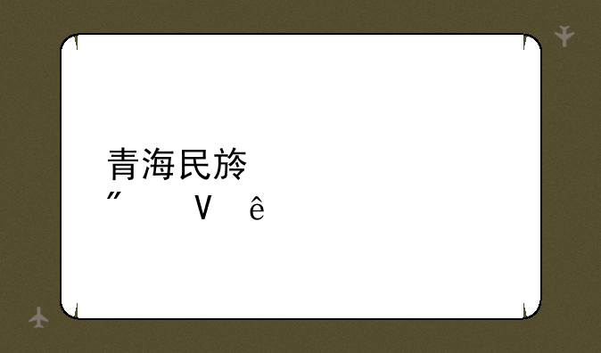 青海民族大学分数线